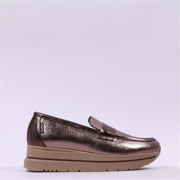 Marco Moreo Pompei Slip On Platform - Bronze